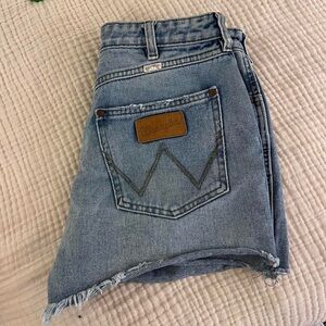 Wrangler Light Blue Denim Shorts